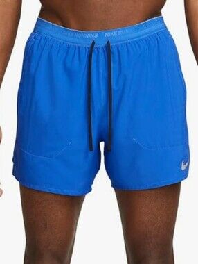 Nike Men’s Dri-FIT Stride 5" Brief-Lined Running Shorts Royal Blue Size M NWT